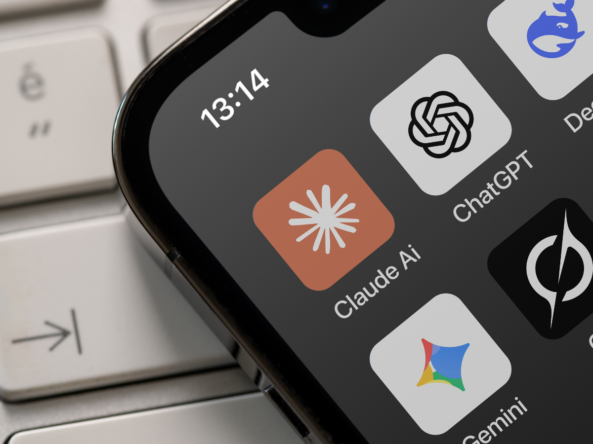 Claude AI app icon displayed among other AI tools
