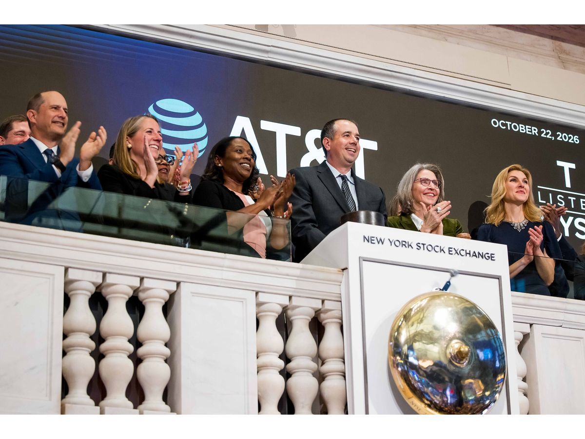 AT&T at the NYSE on October 22