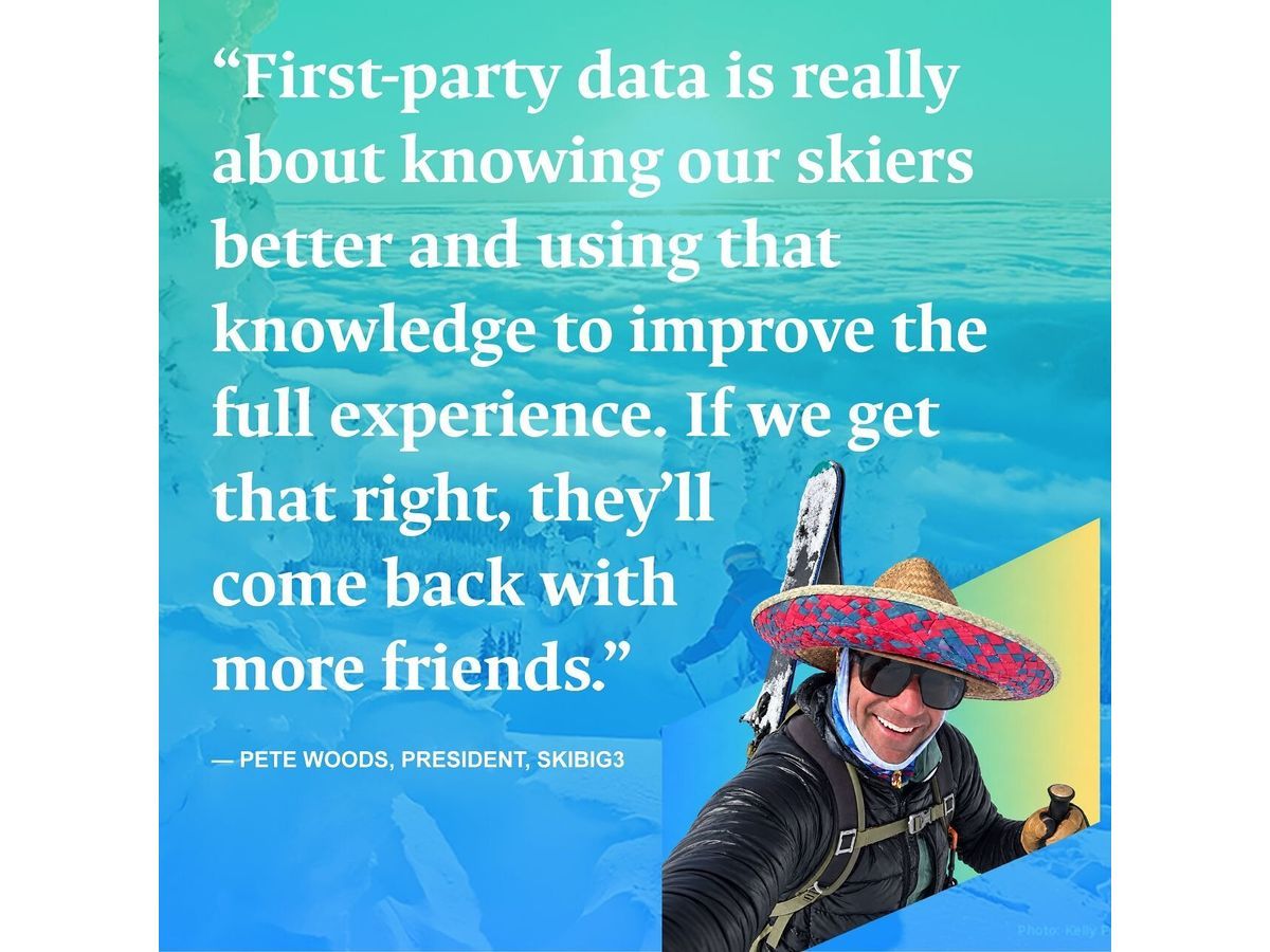Quote from Pete Woods, President - SkiBig3