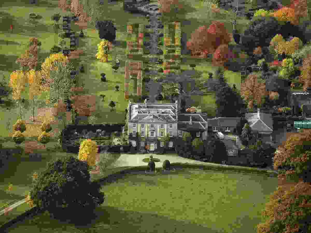 Highgrove House in the fall