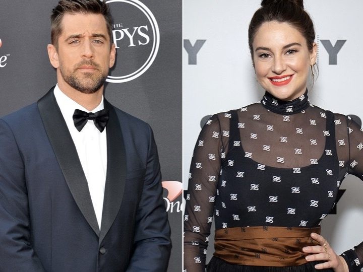 Aaron Rodgers and Shailene Woodley