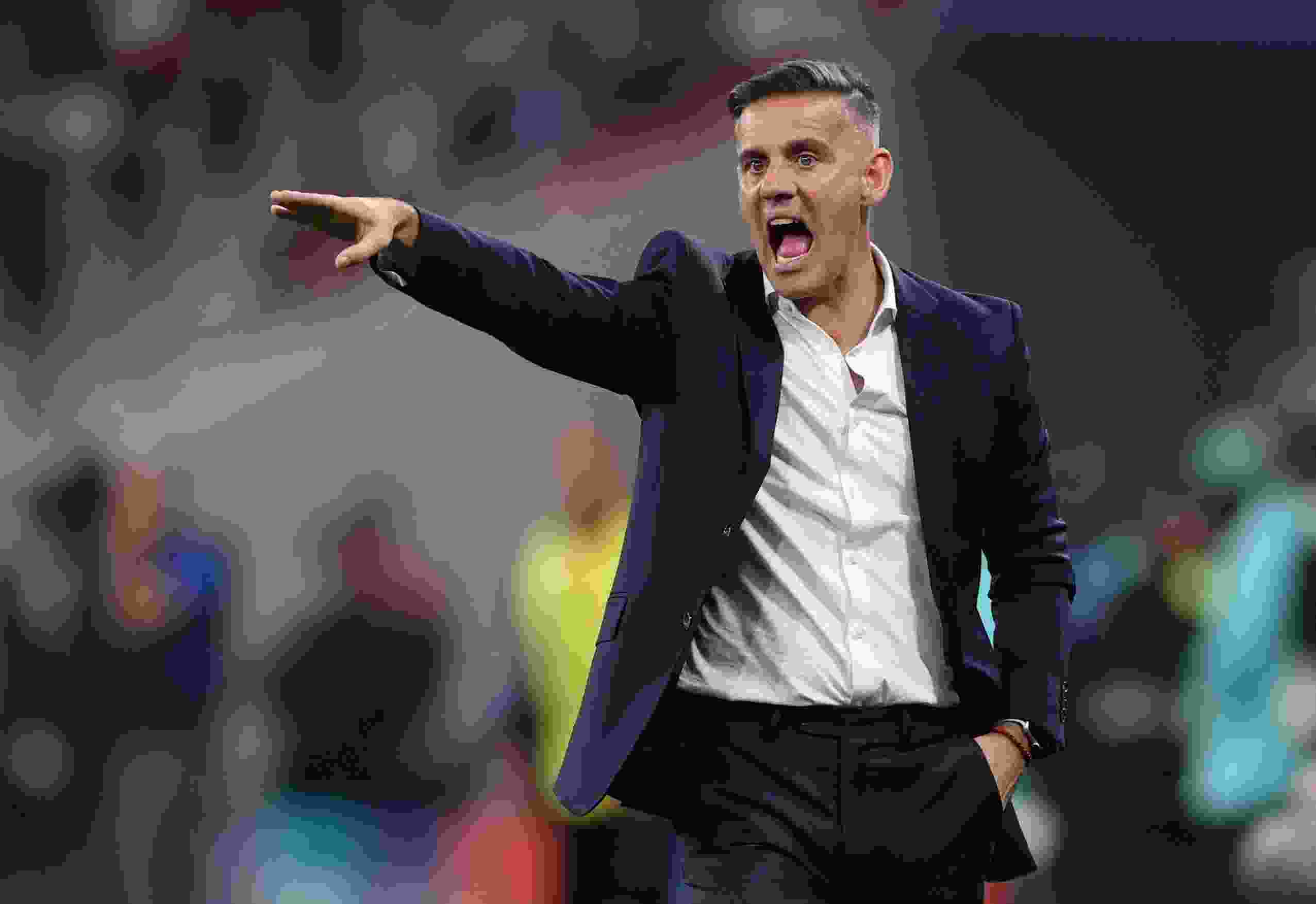Canada coach John Herdman at the FIFA World Cup in Qatar.