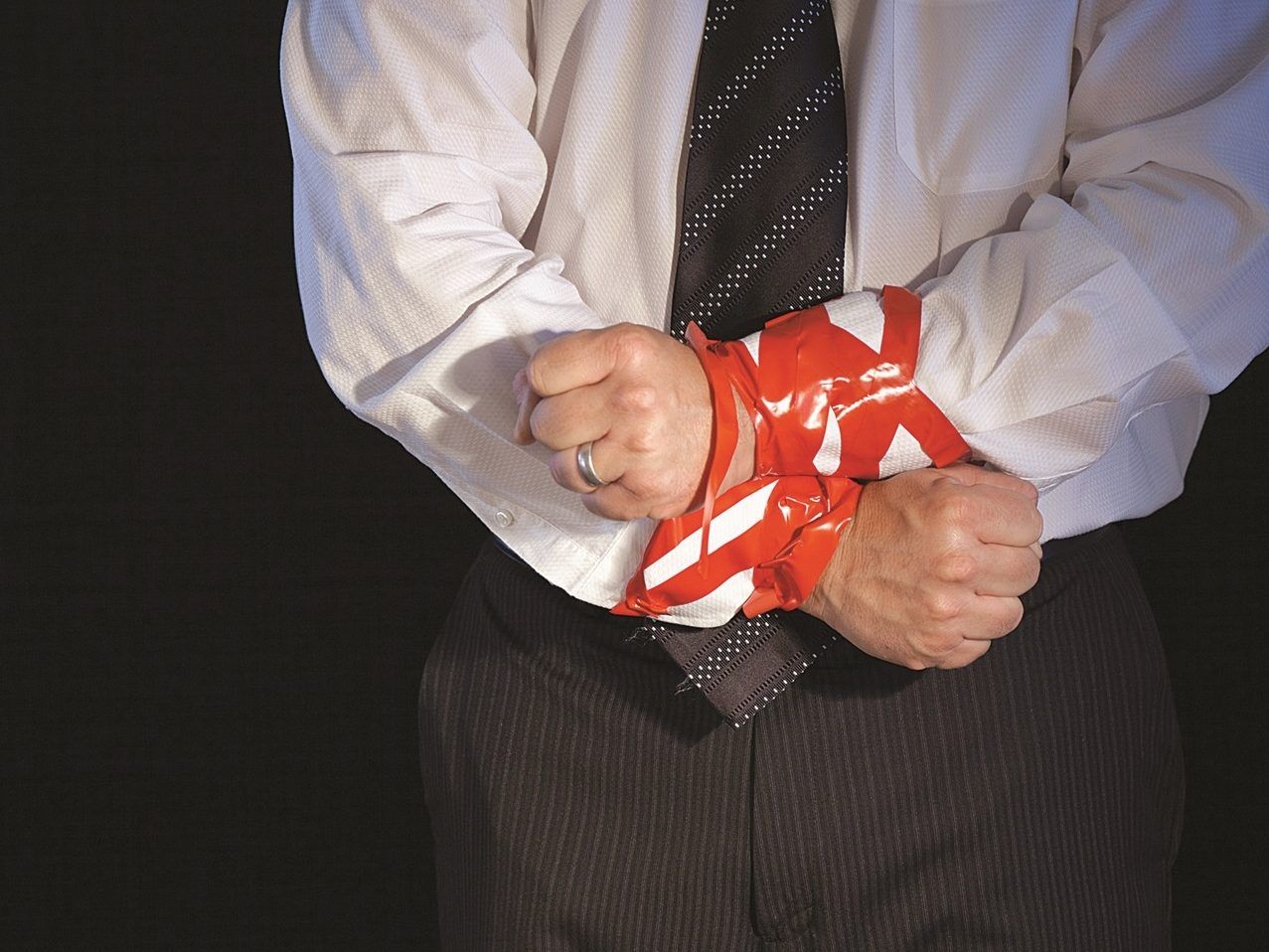 A man caught up in red tape