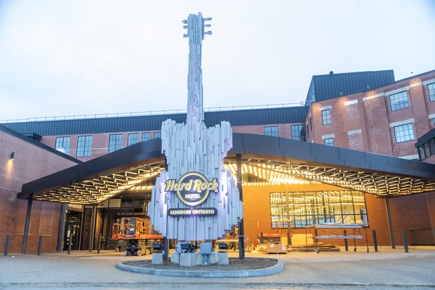 The Hard Rock Hotel in London, Ontario on Thursday February 27, 2025. Photo by Derek Ruttan/Postmedia Network