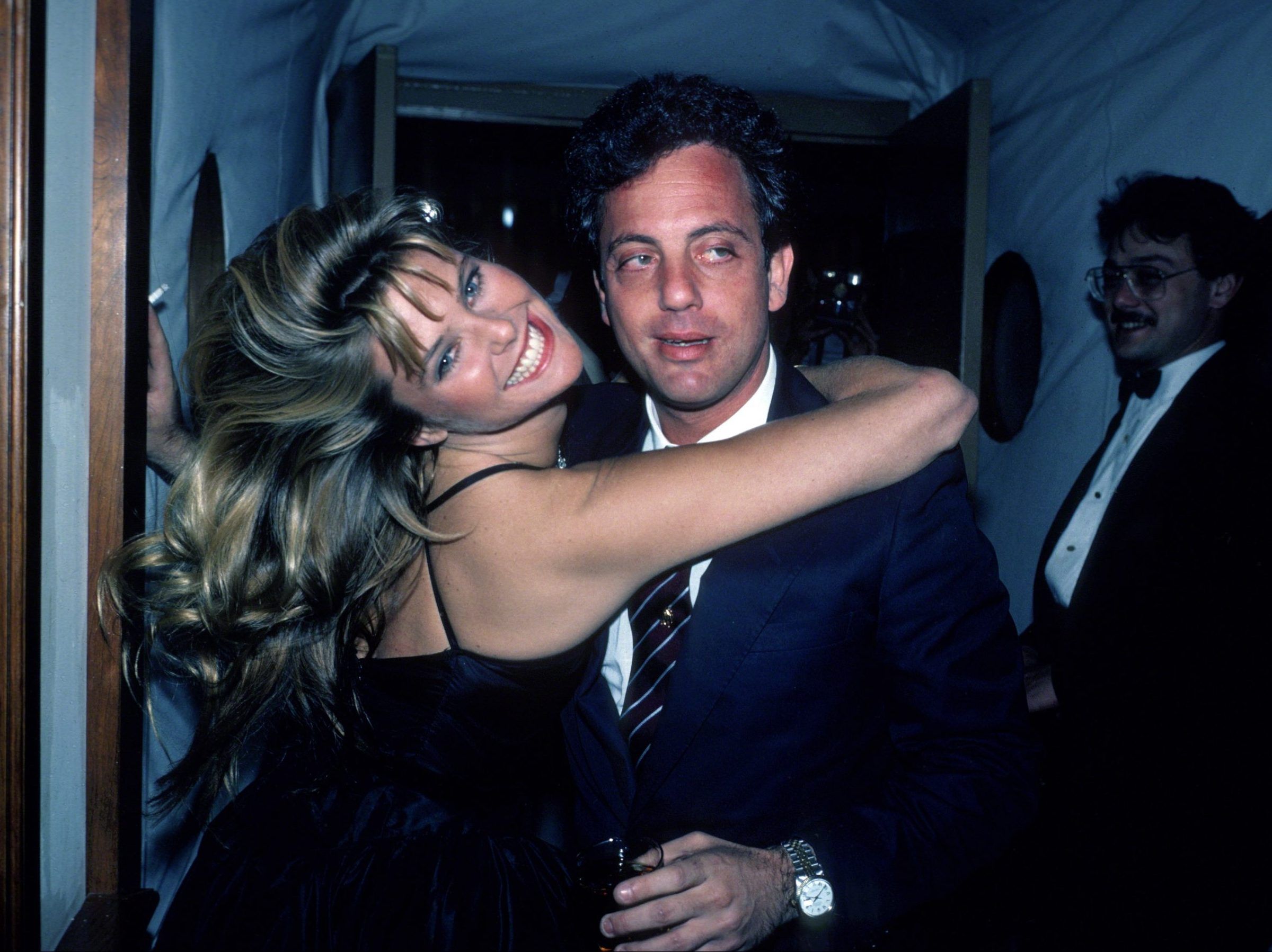 Christie Brinkley and Billy Joel circa 1983 in New York City.