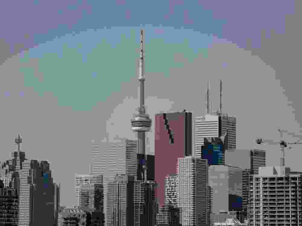 The skyline of Toronto on Friday, May 9, 2025.