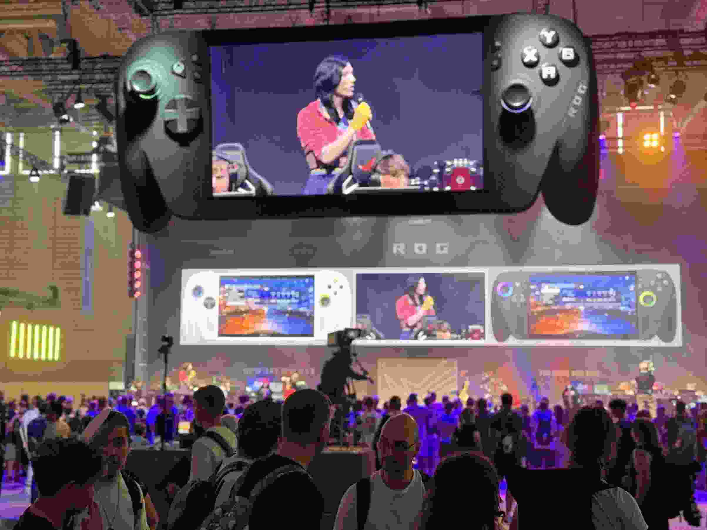 The Asus ROG booth at Gamescom, which was held in Cologne, Germany from Aug. 20 to 24, 2025.