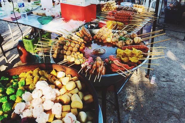 Thai food market