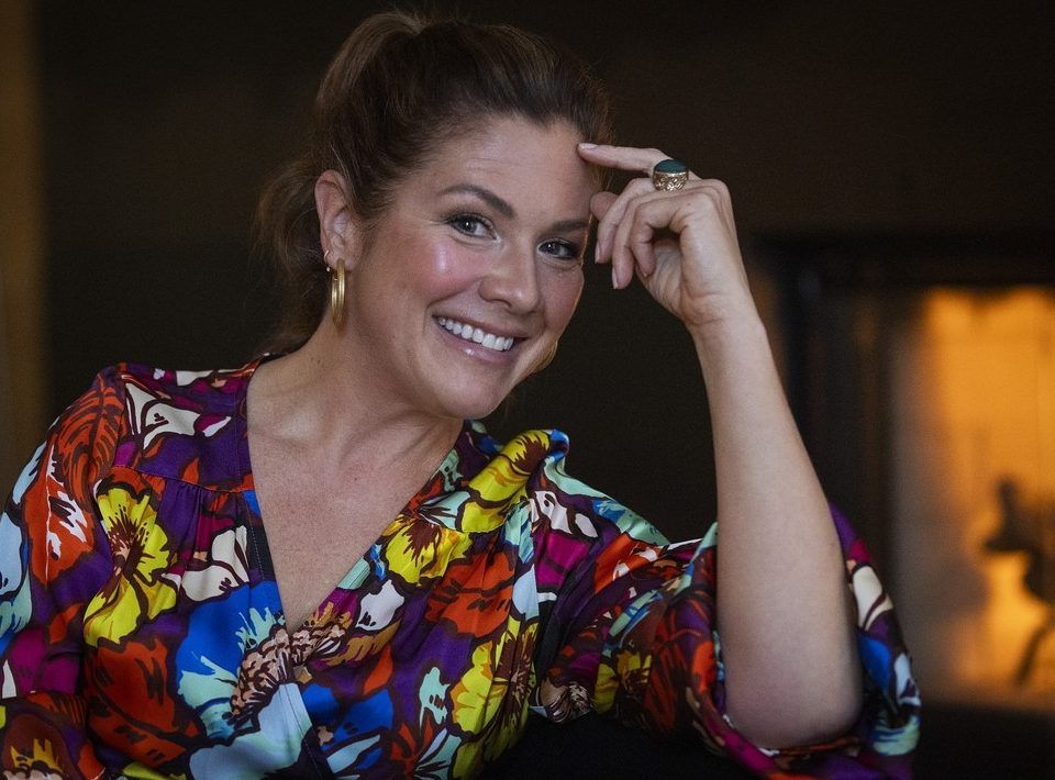 Sophie Gregoire Trudeau during the launch of her new book, Closer Together, in Montreal on Monday April 22, 2024.