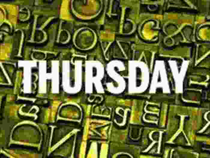 Thursday letters