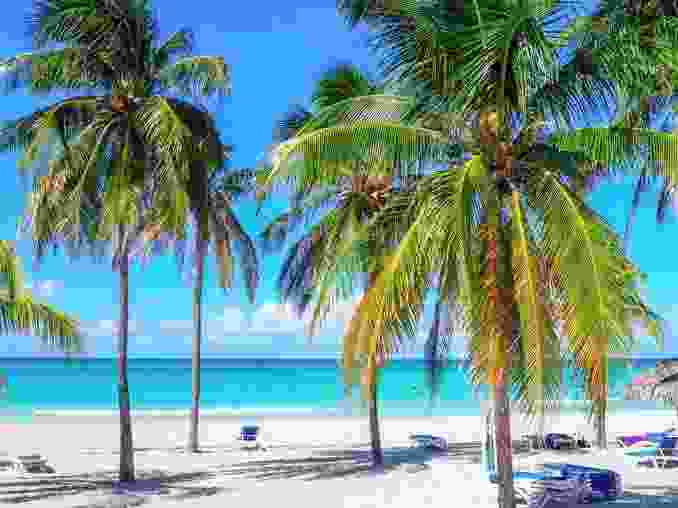 Idyllic Varadero Beach in Cuba