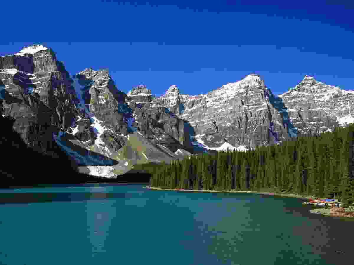 Moraine Lake is one of the bodies of water in Banff National Park that will have new rules for water activities as Parks Canada tries to mitigate whirling disease in fish.