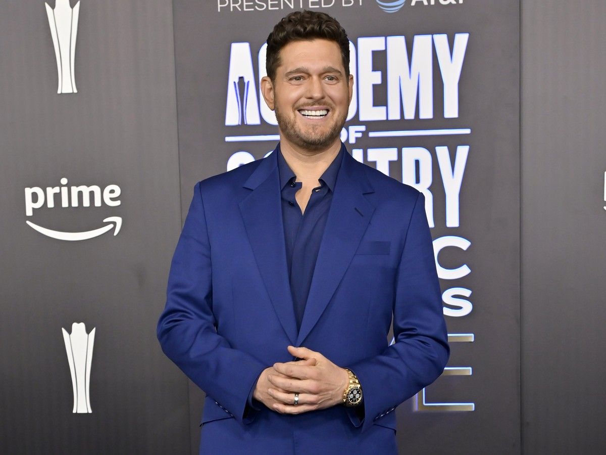 Michael Bublé attends the 61st Academy of Country Music Awards at MGM Grand Garden Arena on May 17, 2026 in Las Vegas.