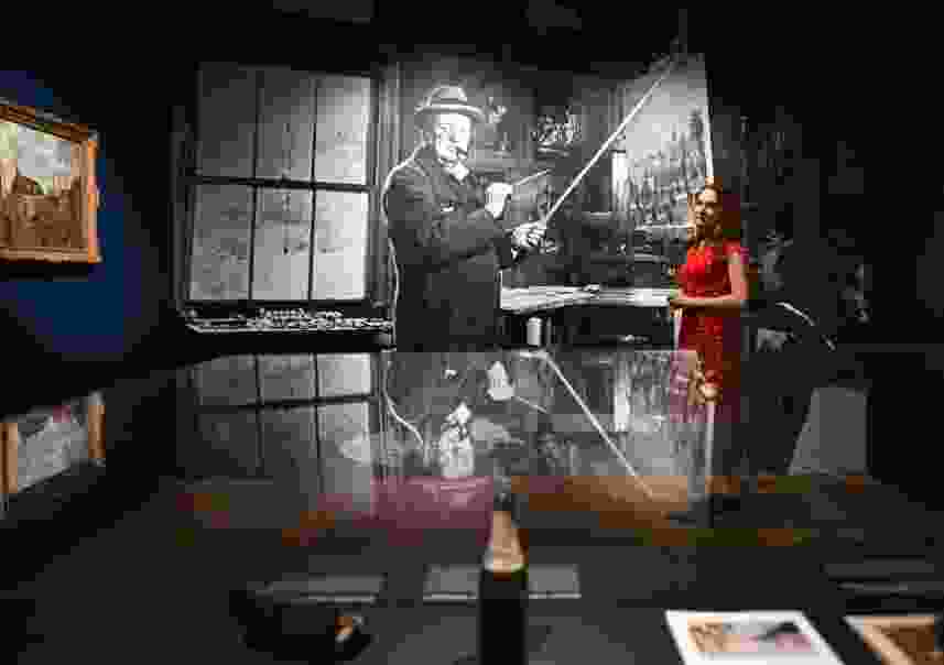 The 'Winston Churchill: The Painter' exhibition opens on Saturday at the Wallace Collection in London.