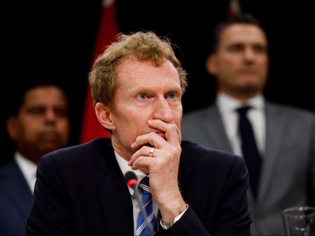 Minister of Canadian Identity and Culture and Minister responsible for Official Languages Marc Miller during a press conference after tabling the new bill entitled the Safe Social Media Act in Ottawa on Wednesday, June 10, 2026.