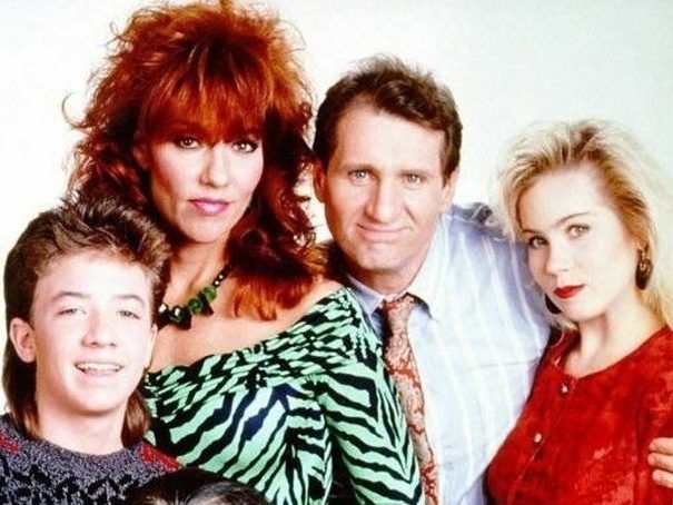 Married... With Children starred, from left, David Faustino, Katey Sagal, Ed O 'Neill and Christina Applegate.