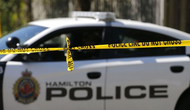 A Hamilton Police vehicle.