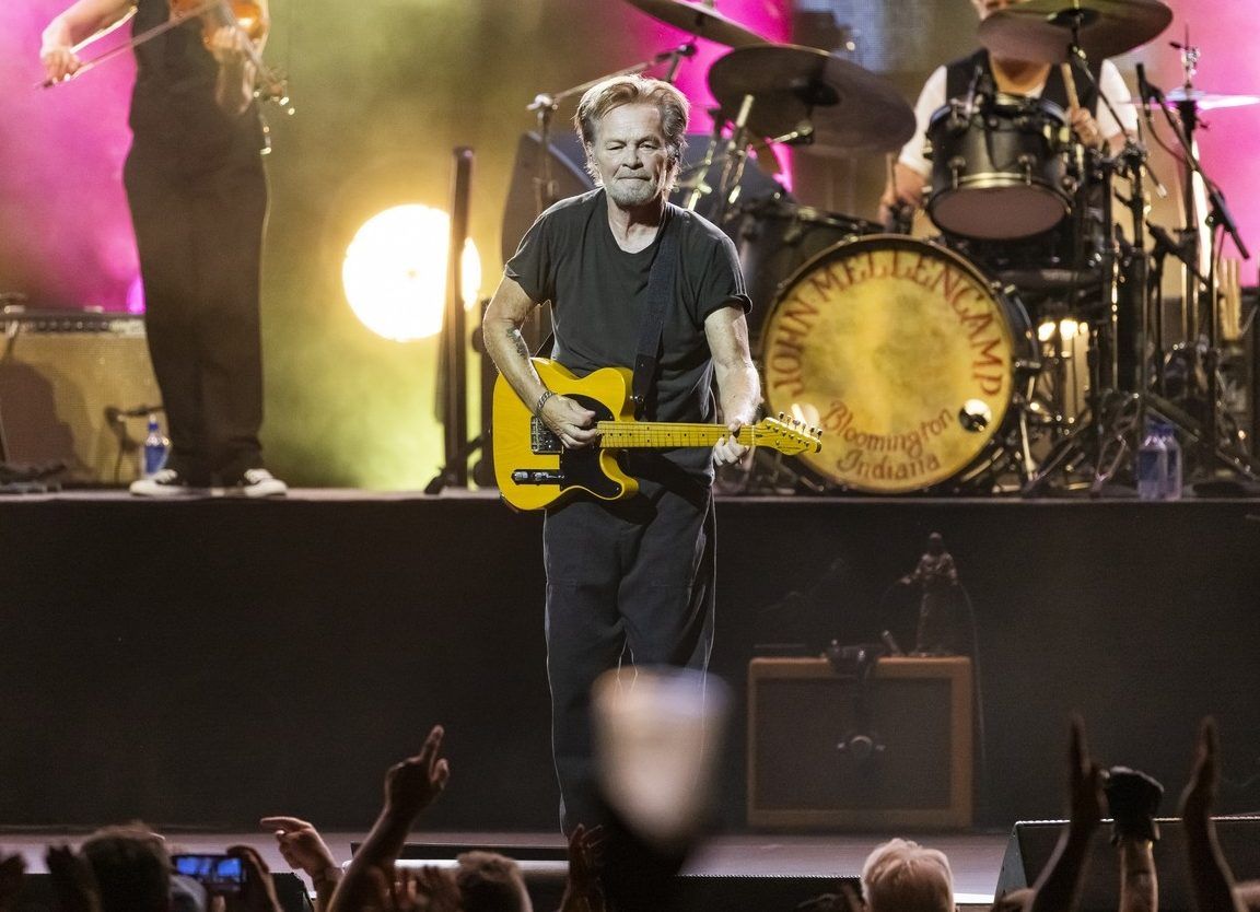 John Mellencamp performs at Acrisure Amphitheater on July 10, 2026 in Grand Rapids, Mich.