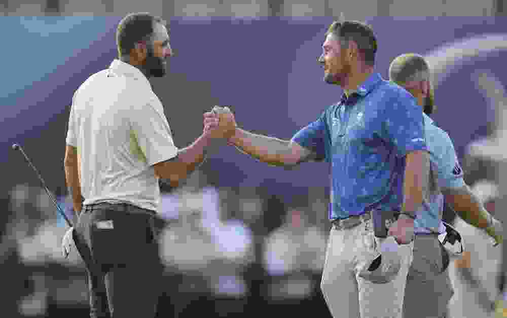 Americans Scottie Scheffler and Bryson DeChambeau