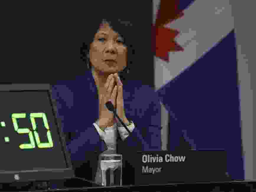 Toronto Mayor Olivia Chow on March 19, 2025.