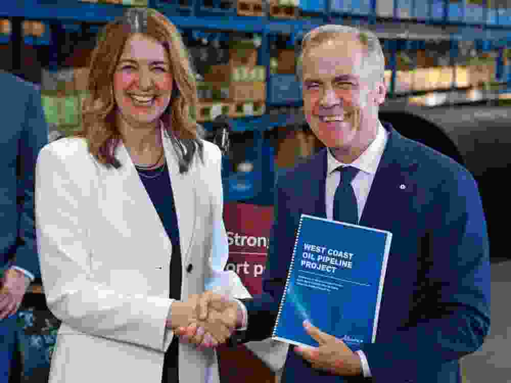 Prime Minister Mark Carney and Alberta Premier Danielle Smith