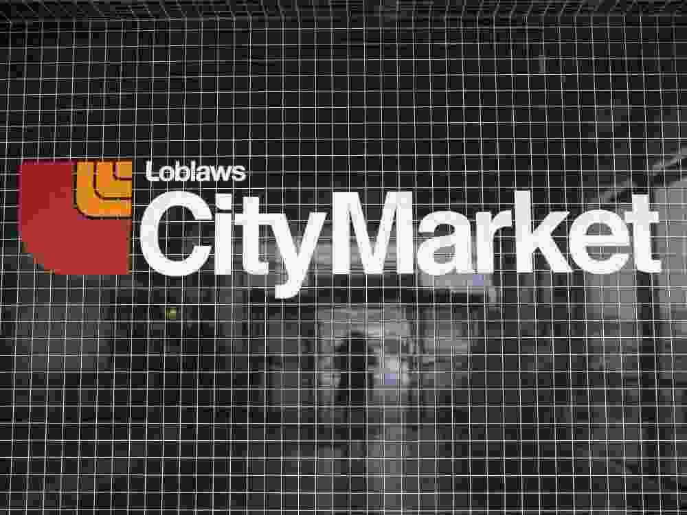 The entryway of a Loblaws City Market is photographed in Calgary, Jan. 15, 2016.