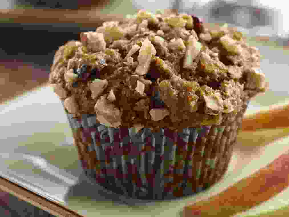 Pumpkin and apple muffin.