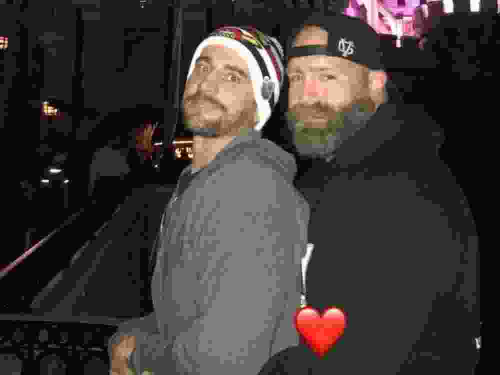 Pro wrestlers CM Punk and Andy 'The Butcher' Williams.