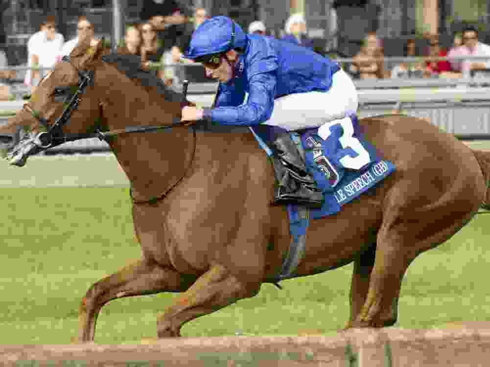Jockey William Buick guides Notable Speech to victory