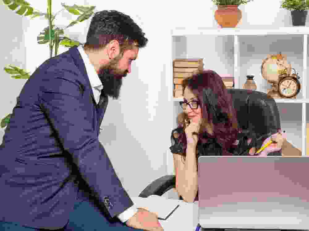 Romance in the workplace.
