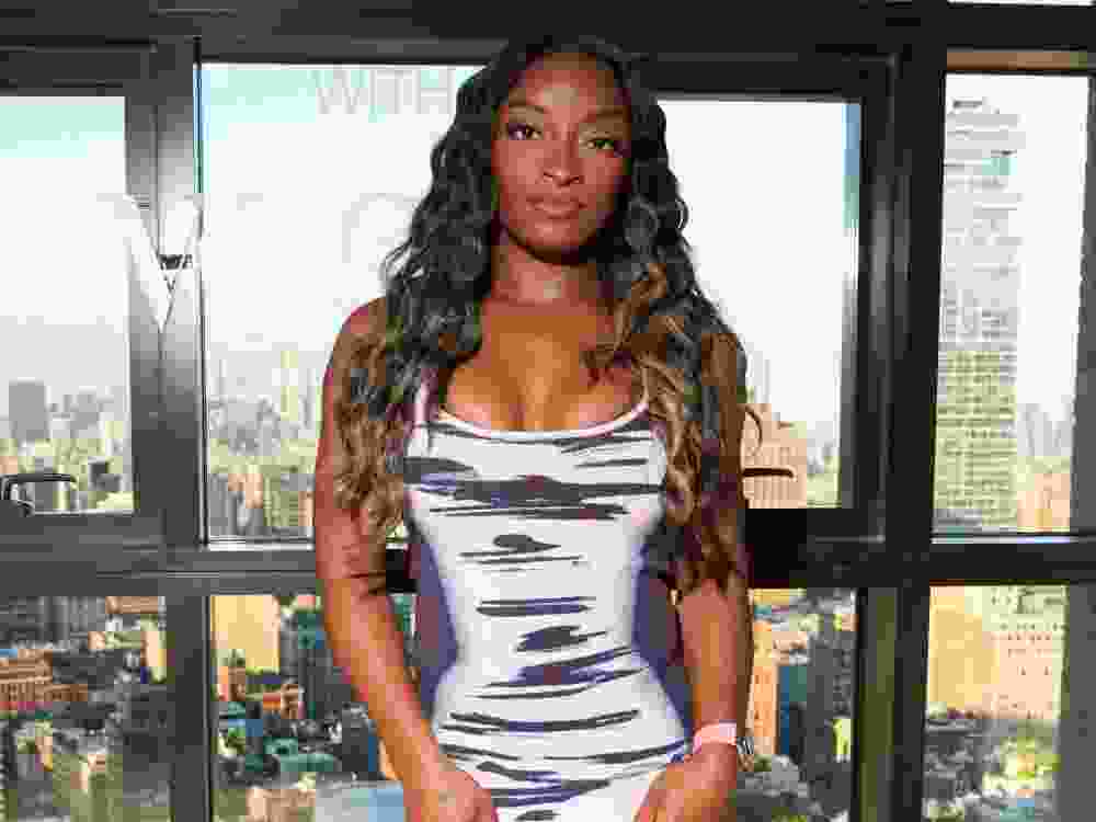 Simone Biles attends an event hosted by Audemars Piguet and Vogue.