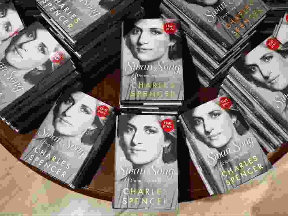 Copies of "Swan Song: Diana, My Sister" by Charles Spencer