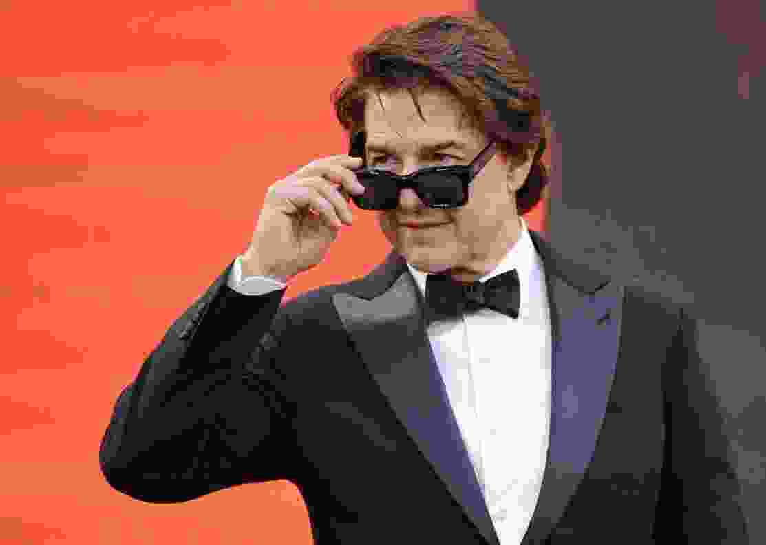 Tom Cruise poses upon arrival for the global premiere of the film 'Digger' in Leicester Square in central London on Sept. 22, 2026.