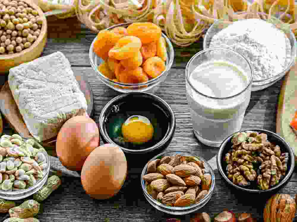 Composition with common food allergens