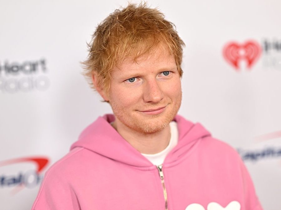 Ed Sheeran attends Z100's iHeartRadio Jingle Ball 2025 at Madison Square Garden on December 12, 2025 in New York City.