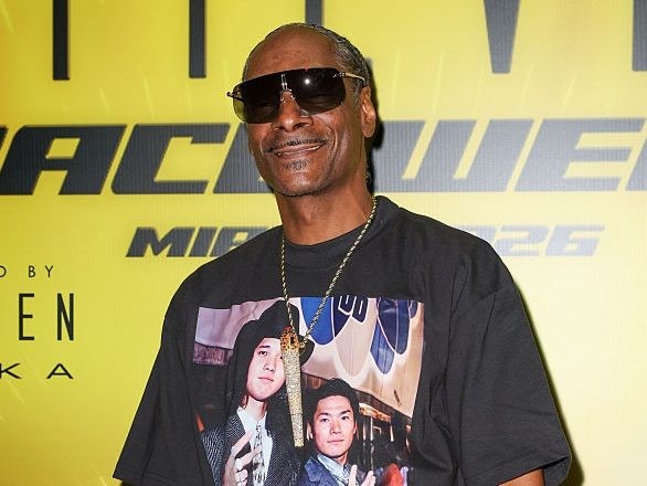 Snoop Dogg arrives at E11EVEN Miami during Miami Race Week 2026 on May 2, 2026 in Miami, Florida.