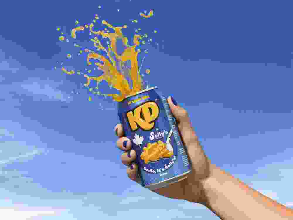 The KD x Solly’s Cream Soda is pictured in a Kraft Heinz Canada photo.