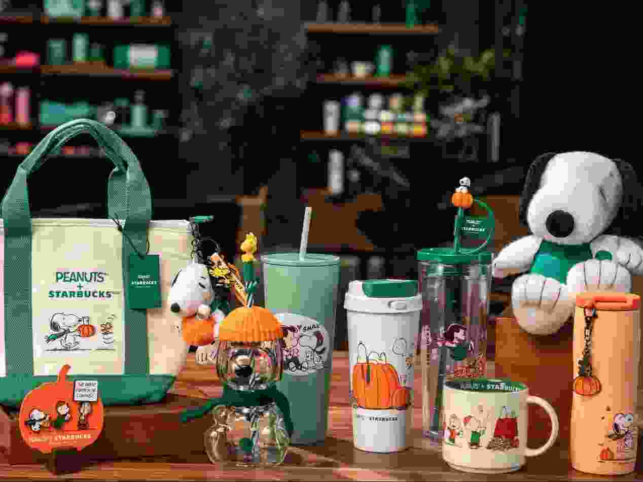 Starbucks and Peanuts are teaming up on a limited-edition merchandise collection inspired by It's the Great Pumpkin, Charlie Brown, which features exclusive drinkware, accessories and collectibles designed to celebrate the spirit of fall.