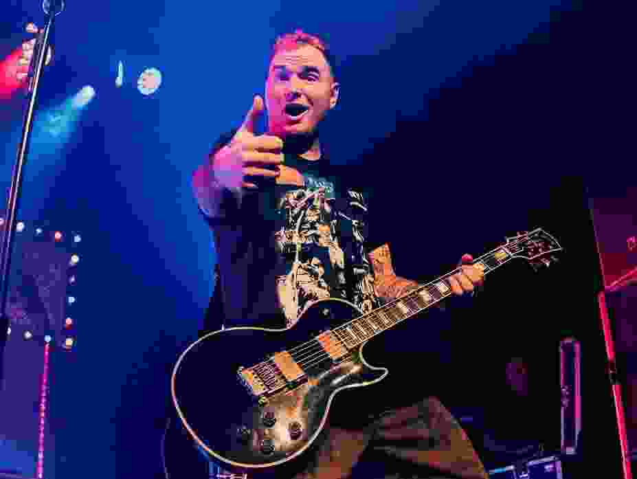 New Found Glory guitarist Chad Gilbert.