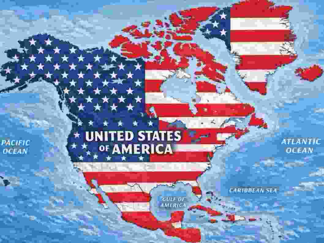Map posted on social media Monday by U.S. President Donald Trump