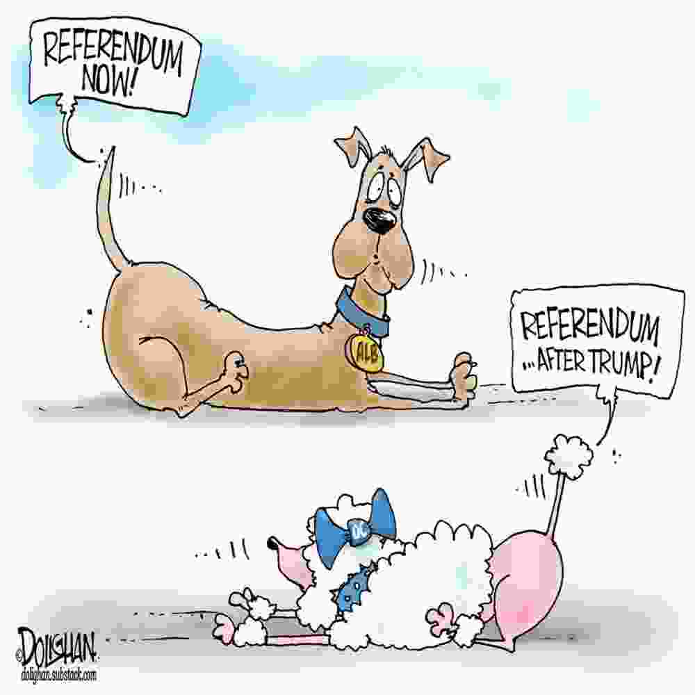 Tim Dolighan cartoon, Oct. 9, 2026