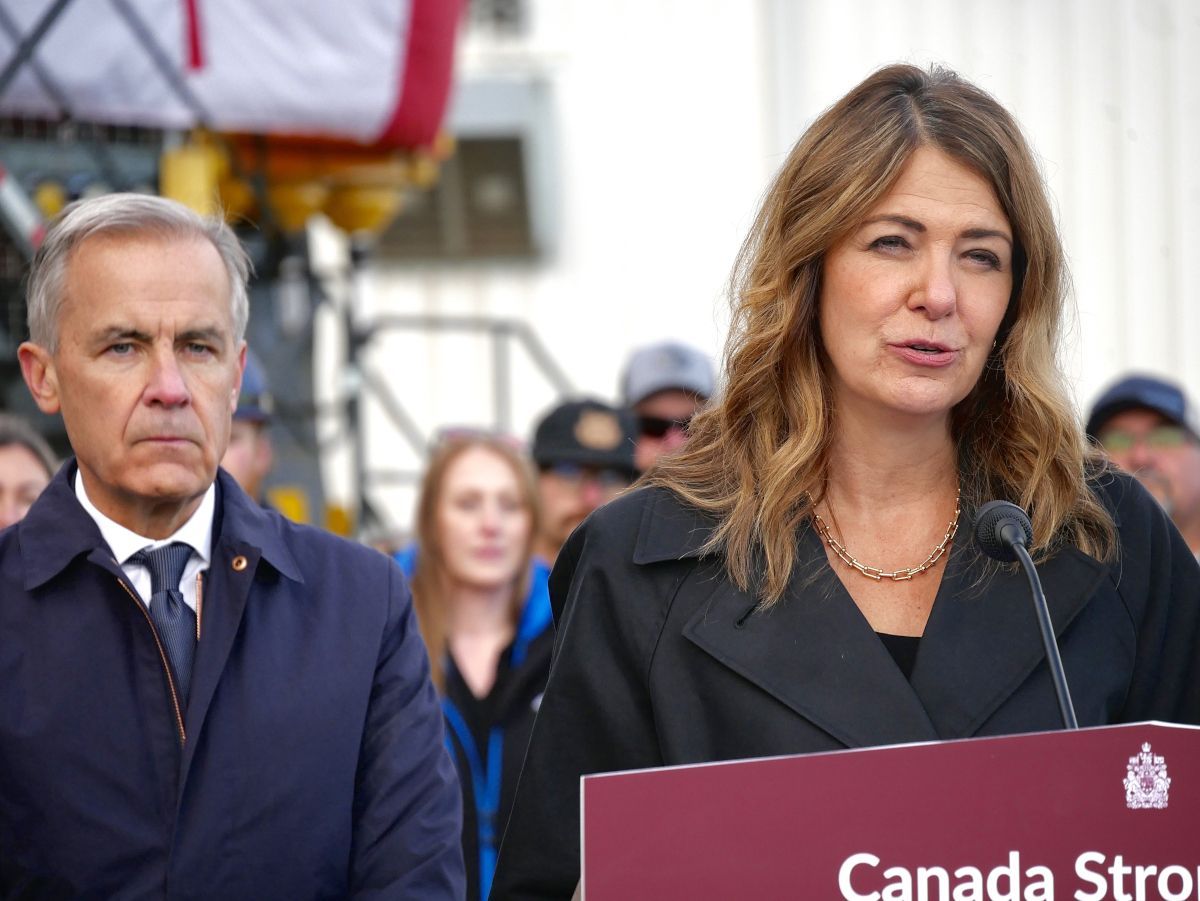 Mark Carney and Danielle Smith