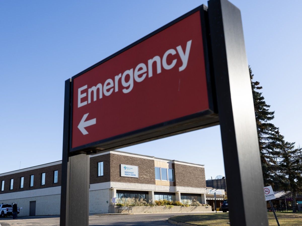 Wainwright Health Centre, in Wainwright Sunday Oct. 18, 2026. A mass casualty event occurred at CFB Wainwright.