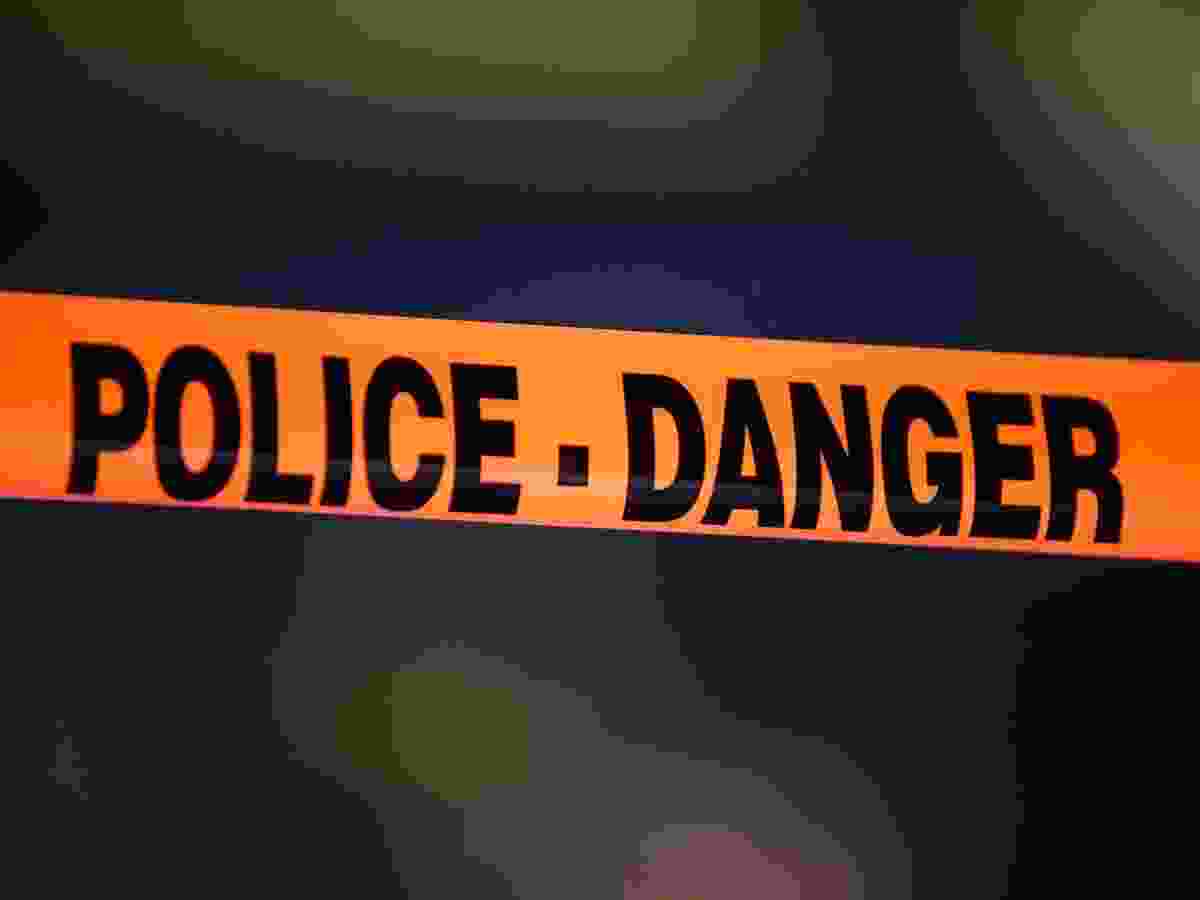 Police tape.