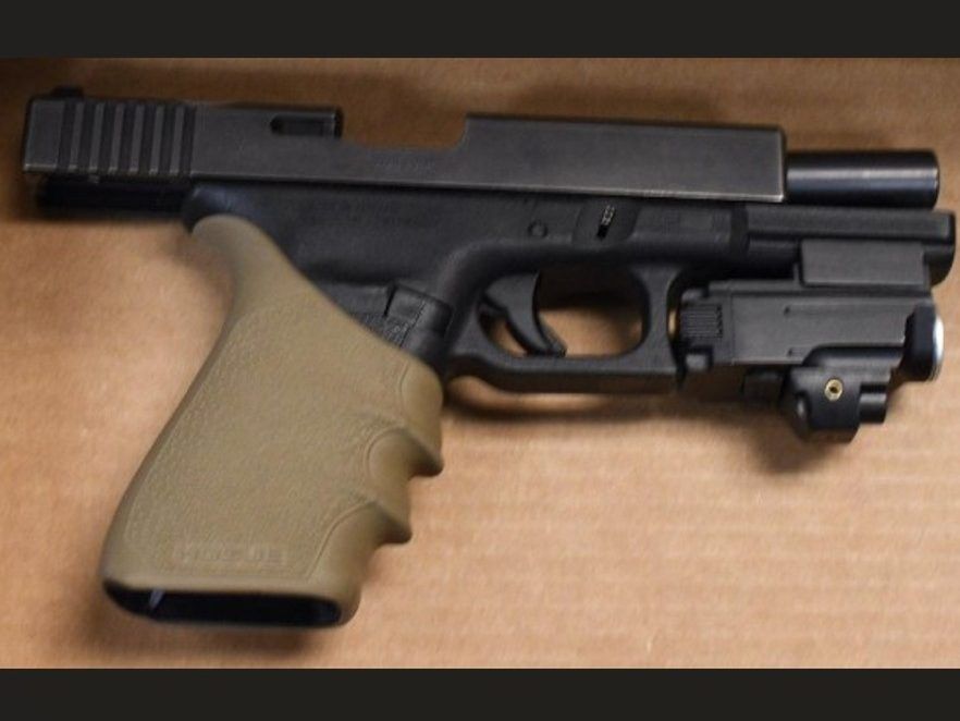 Gun seized in traffic stop