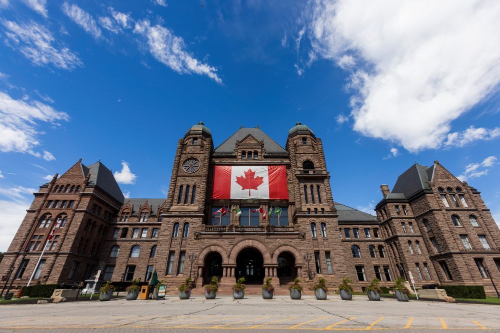 Queen’s Park exterior in Toronto on Thursday September 10, 2026.