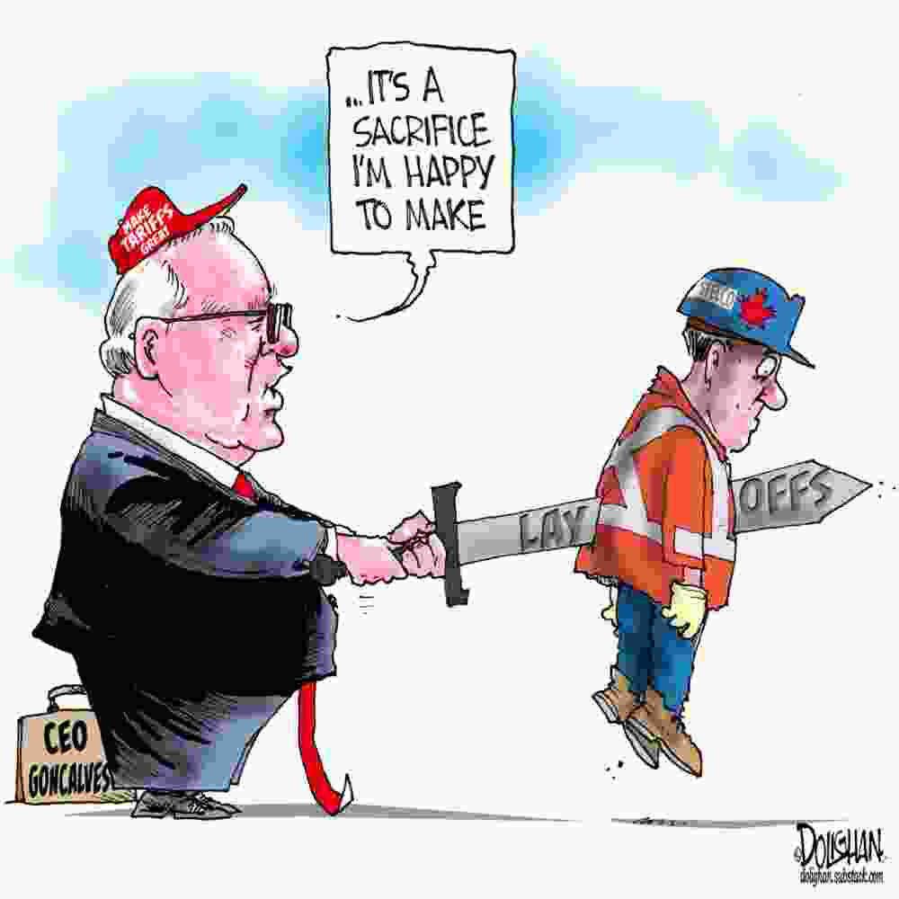 Tim Dolighan cartoon.