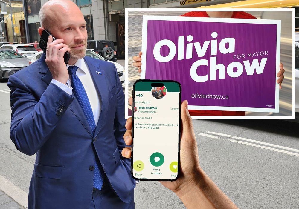 Mayoral candidate Brad Bradford has drawn criticism for his use of campaign software known as the Victory App. While some of it centres on themes of AI and tech’s role in democracy, its Israeli origins have also featured prominently in news reporting and social media critiques.