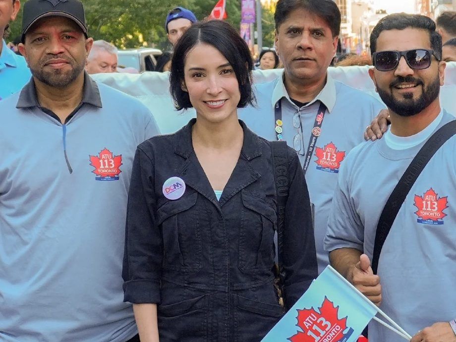 Diana Chan McNally with ATU Local 113