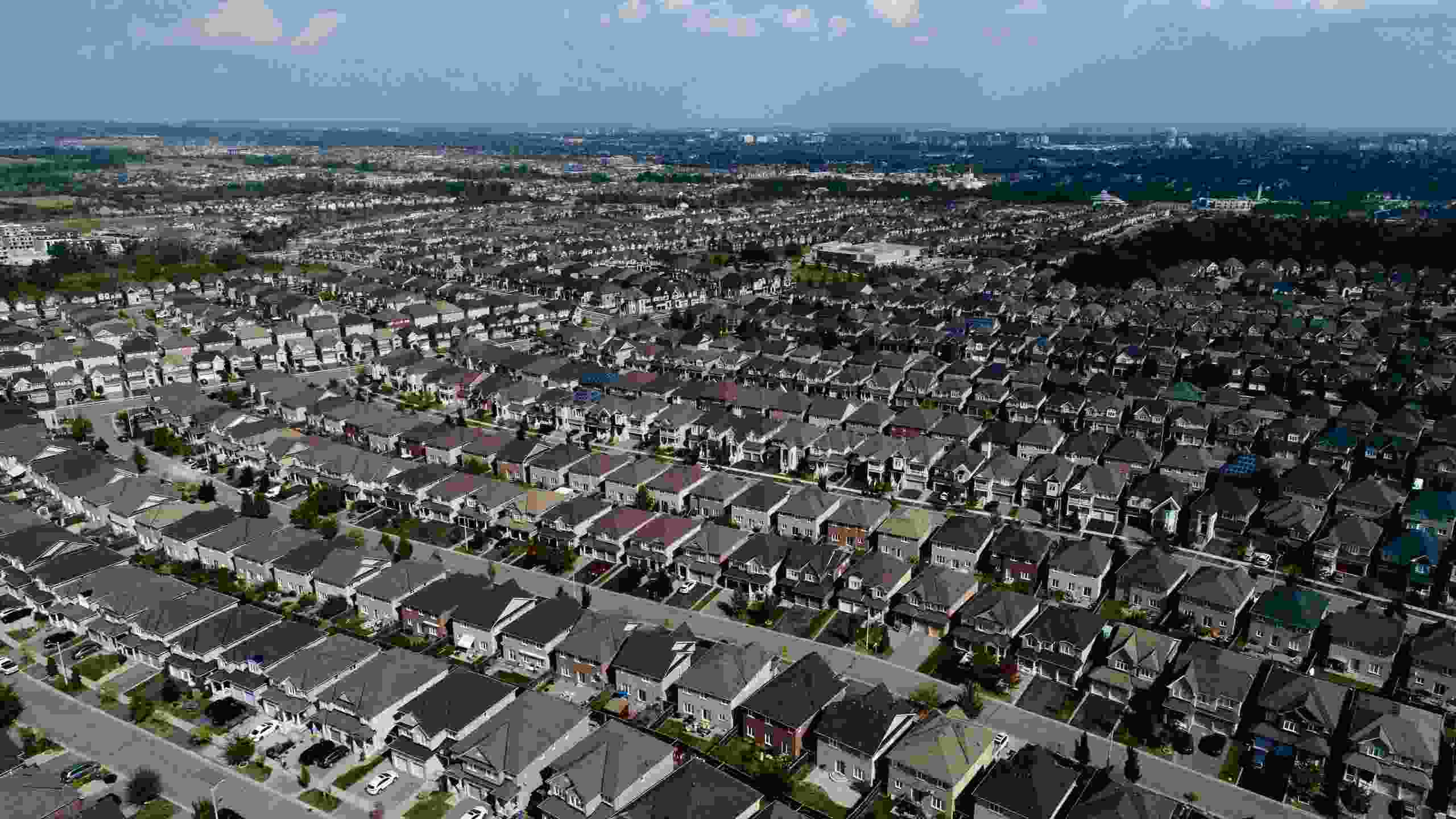 In the suburbs